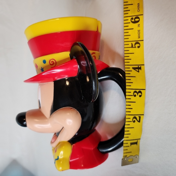 Mickey Mouse Collectible Cup Ringmaster Disney on Ice Flip Top Hat Vintage - Picture 8 of 11